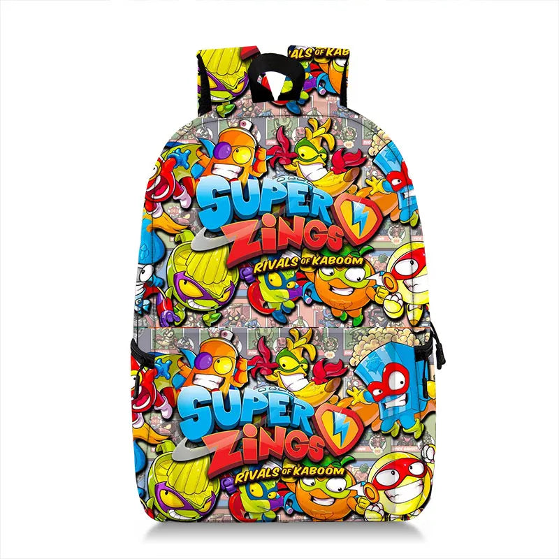 Zings Backpack School Bags for Girls Boys Game Bookbag Kids Gift