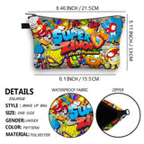 Zings Cosmetic Case Woman Cartoon Game Makeup Bag Large Capacity Multifunction