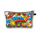 Zings Cosmetic Case Woman Cartoon Game Makeup Bag Large Capacity Multifunction