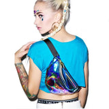 Holographic Laser Waist Bag for Women