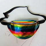 Holographic Laser Waist Bag for Women