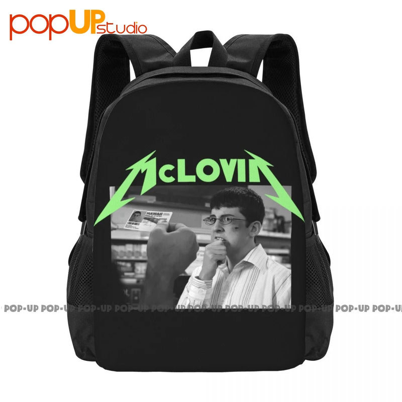 Superbad Mclovin Checking Id Hawaii Mens Backpack Large Capacity