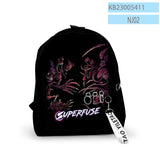 Superfuse ARPG Game Backpack Schoolbag Travel Bag Harajuku Daypacks Rucksack