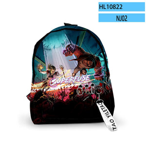 Superfuse ARPG Game Backpack Schoolbag Travel Bag Harajuku Daypacks Rucksack