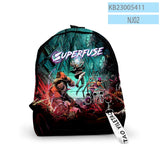Superfuse ARPG Game Backpack Schoolbag Travel Bag Harajuku Daypacks Rucksack