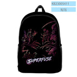 Superfuse Game Backpack Student School Bag Unisex Daypack