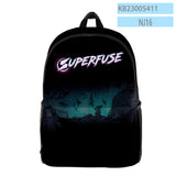 Superfuse Game Backpack Student School Bag Unisex Daypack