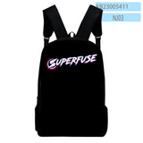 Superfuse Game School Bag Adult Kids Bags Unisex Backpack