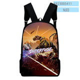Superfuse Game School Bag Adult Kids Bags Unisex Backpack