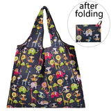 Reusable Nylon Eco Shopping Bag Vegetable Fruit Animal Flower Beach Cartoon Gift