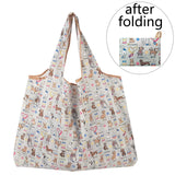 Reusable Nylon Eco Shopping Bag Vegetable Fruit Animal Flower Beach Cartoon Gift