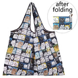 Reusable Nylon Eco Shopping Bag Vegetable Fruit Animal Flower Beach Cartoon Gift