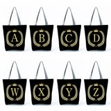 Reusable Eco Supermarket Shopping Bag Floral Print Shoulder Tote