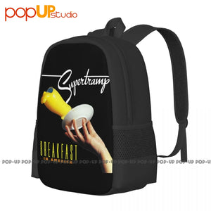 Supertramp Breakfast In America Rock Backpack Large Capacity