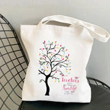 Funny Teacher Voice Printed Tote Bag - Harajuku Shopper Handbag