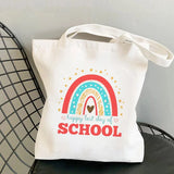 Funny Teacher Voice Printed Tote Bag - Harajuku Shopper Handbag