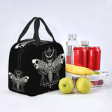Surreal Death Moth Insulated Lunch Bag Gothic Goth Anti Waterproof Cooler