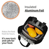 Surreal Death Moth Insulated Lunch Bag Gothic Goth Anti Waterproof Cooler