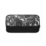 Anime Kitty Pen Box Student School Zipper Pen Bag Stationery Gift