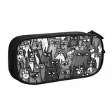 Anime Kitty Pen Box Student School Zipper Pen Bag Stationery Gift