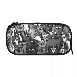 Anime Kitty Pen Box Student School Zipper Pen Bag Stationery Gift