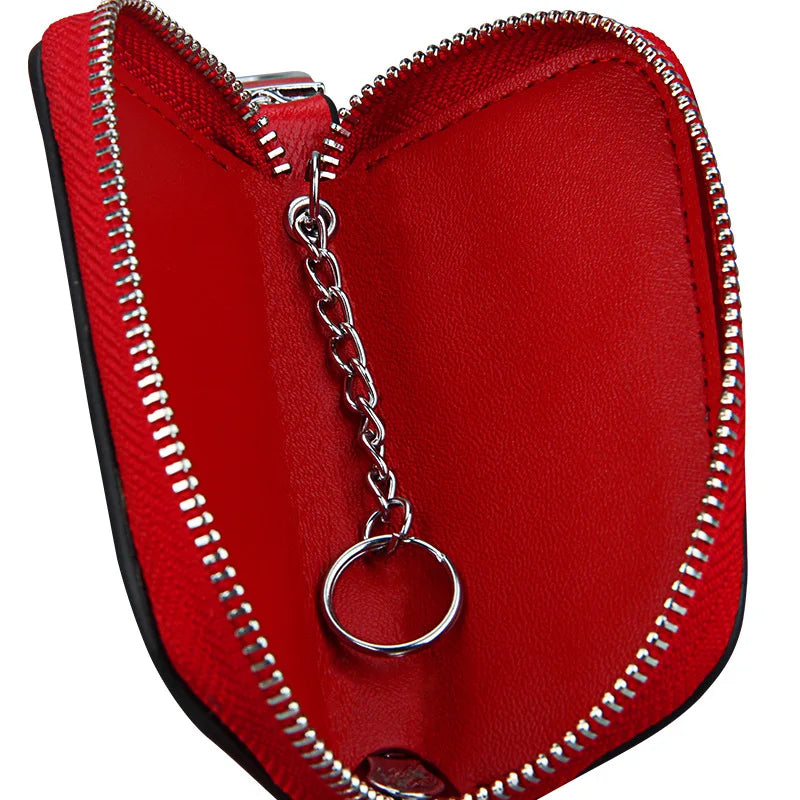Swdvogan Women's Leather Car Key Holder - 6 Colors