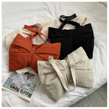 Sweet Bow Women's Bowknot Messenger Bag Teenager Girls Class Book Shoulder Bag