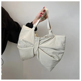 Sweet Bow Women's Bowknot Messenger Bag Teenager Girls Class Book Shoulder Bag