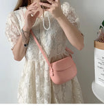Sweet Candy Women's Shoulder Saddle Bag PU Leather Ladies Messenger Bags