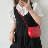 Sweet Candy Women's Shoulder Saddle Bag PU Leather Ladies Messenger Bags