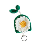 Chrysanthemum Women's Key Bag Knit Key Wallet Car Key Holder