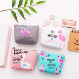 Flamingo Coin Purse Women Mini Clutch Change Wallet