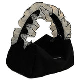 Sweet Lace Clutch Purse Canvas Handbags Cosmetic Bag
