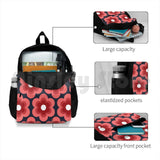 Sweet Pea Outdoor Hiking Backpack Climbing Sports Bag Vintage Retro Bright