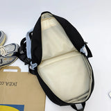 Cute Waterproof School Backpack for Teen Girls Large Capacity Macaron Travel Bag