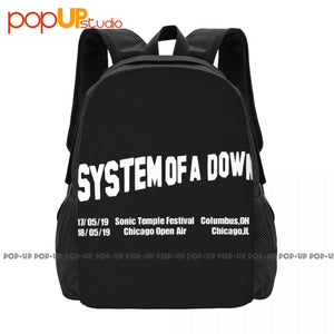 System Of A Down Rock Band Metal Tour Backpack