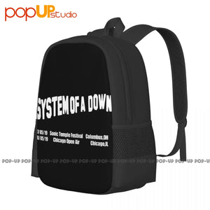 System Of A Down Rock Band Metal Tour Backpack