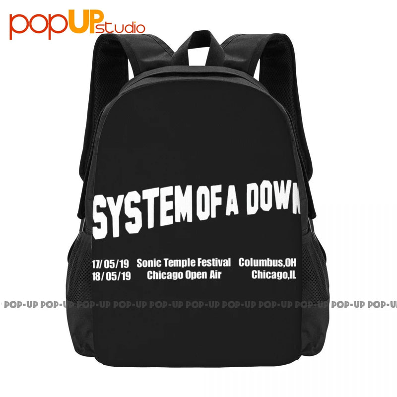 System Of A Down Rock Band Metal Tour Backpack
