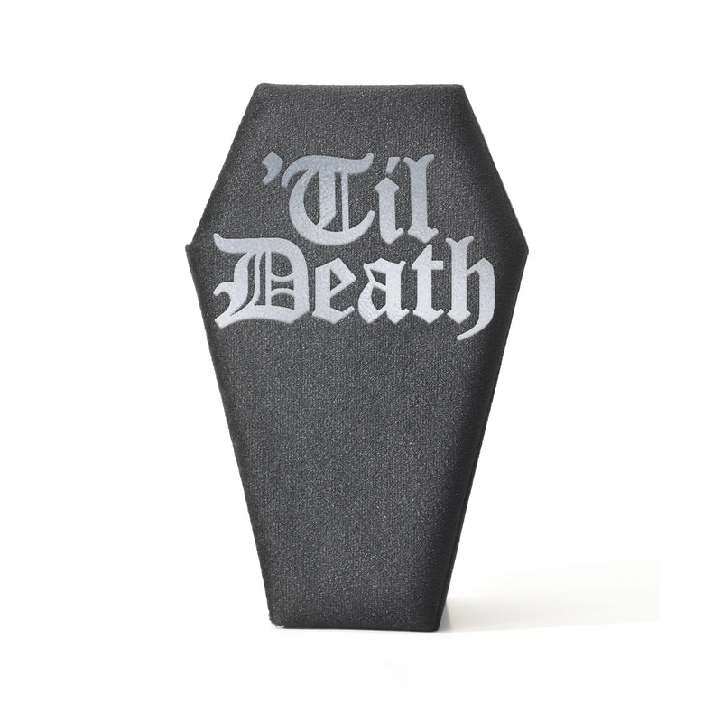 Velvet Coffin Jewelry Box Til Death Skull Gothic Ring Necklace Storage Case