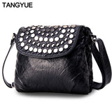 Leather Messenger Bag Women's Shoulder Bag Female Small Crossbody Bags
