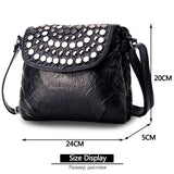 Leather Messenger Bag Women's Shoulder Bag Female Small Crossbody Bags