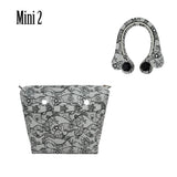 Mini Waterproof Faux Leather Floral Insert Inner Pocket for O Bag Women Handbag