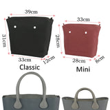 PU Nubuck Frosted Leather Waterproof Inner Lining for O Bag Classic Mini
