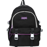 TARVEASY Backpack Women Solid Ulzzang Laptop Bags Ladies Pink Middle School Stud