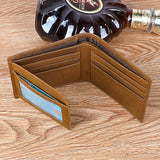Slim RFID Wallet Men Purses Leather Billeteras Carteira Masculina