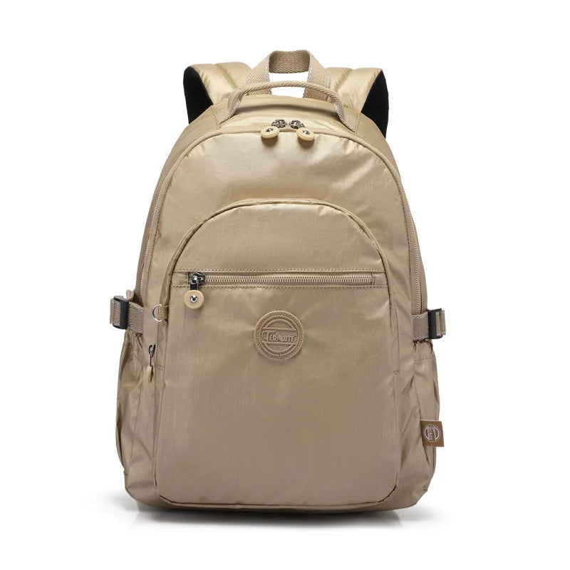 Nylon Backpack for Teenage Girls Schoolbag Women Bagpack
