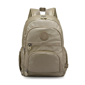 Nylon Waterproof Backpack for Women Schoolbag Girls Mochila Feminina