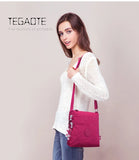 Floral Women Messenger Bag Nylon Women Shoulder Crossbody Bags Female Ladies Han