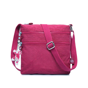 Floral Women Messenger Bag Nylon Women Shoulder Crossbody Bags Female Ladies Han