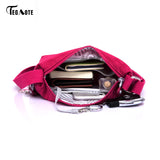 Floral Women Messenger Bag Nylon Women Shoulder Crossbody Bags Female Ladies Han